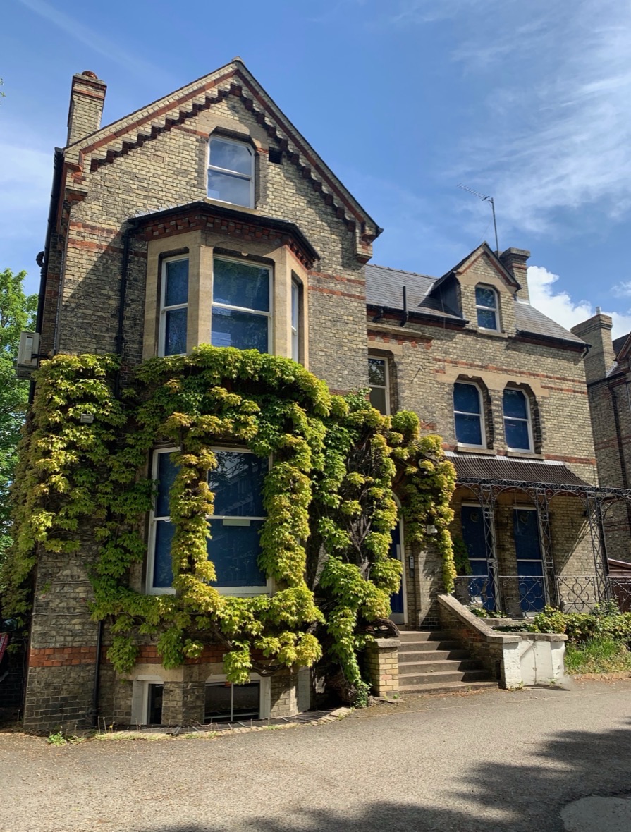 The restored Victorian villa on Station Road that houses Floatwell Cambridge